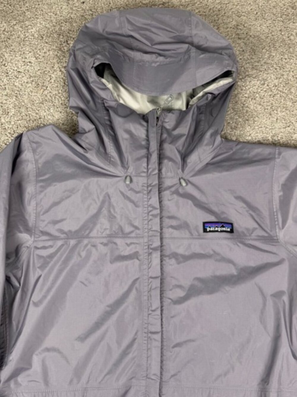 Patagonia Women's Torrentshell 3L H2NO Rain Jacket Smokey Violet SVIL Size Large